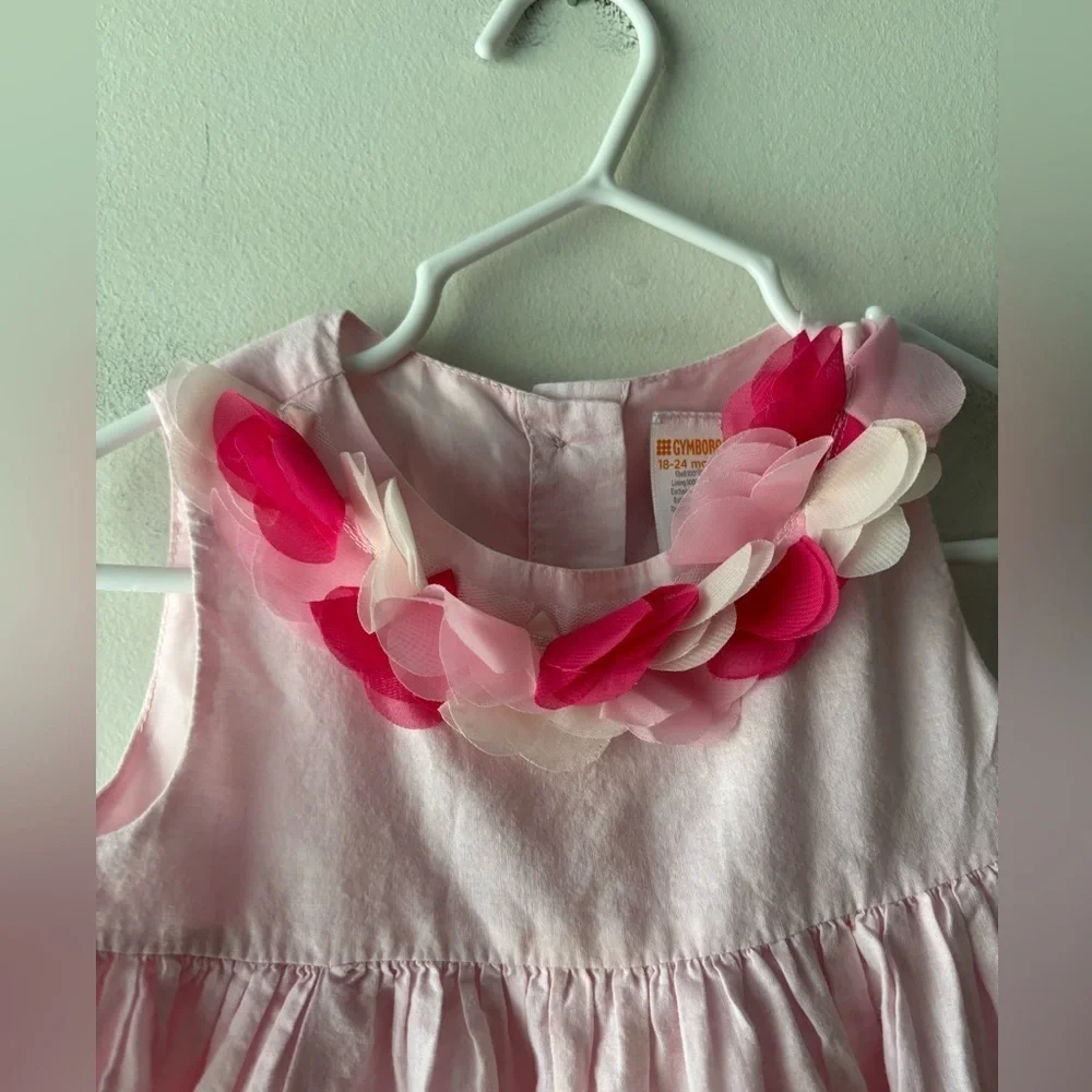 Gymboree spring‎ summer baby girl dress color pink size 18M-24M